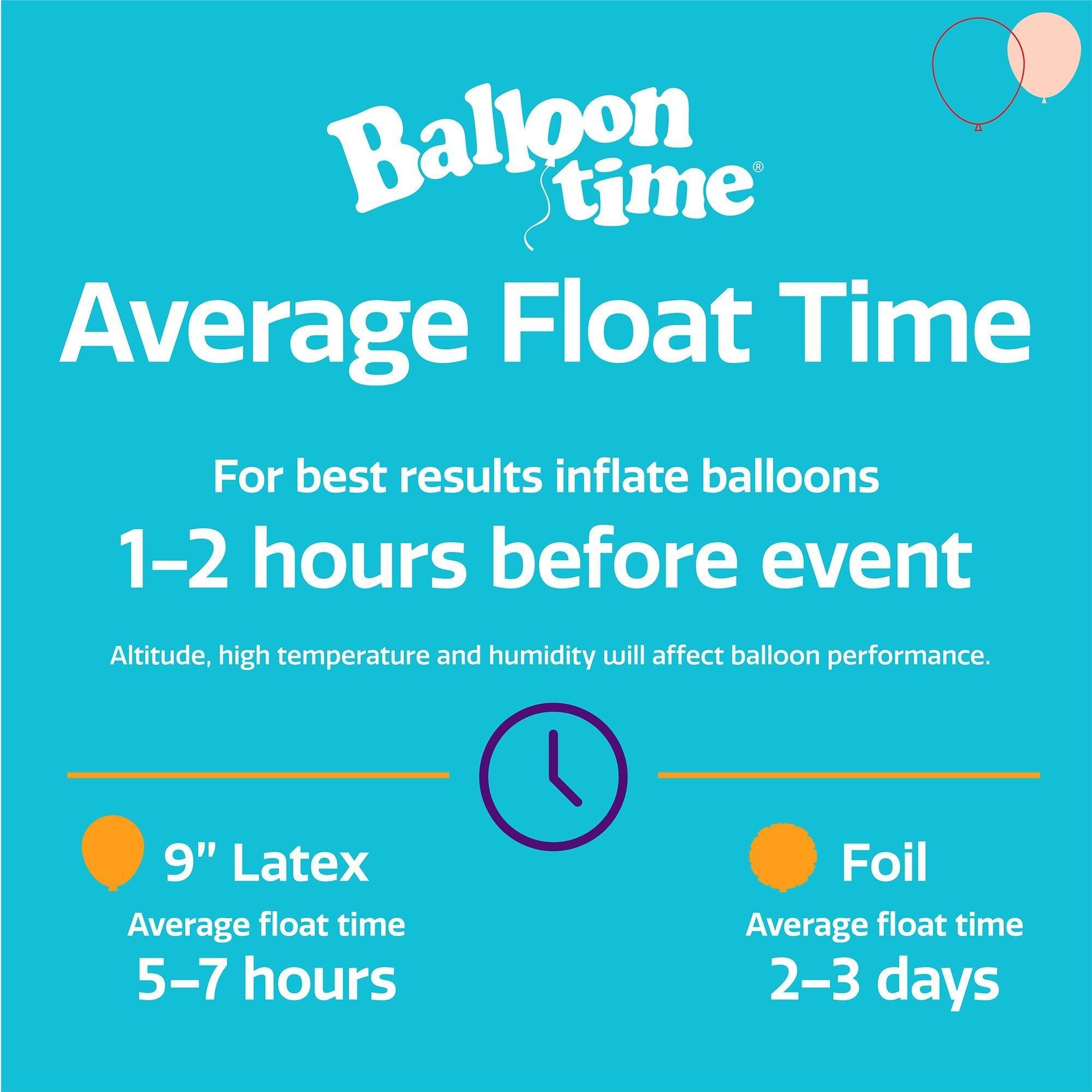 Balloon Time Standard Helium Tank 8.9cu ft, 5in